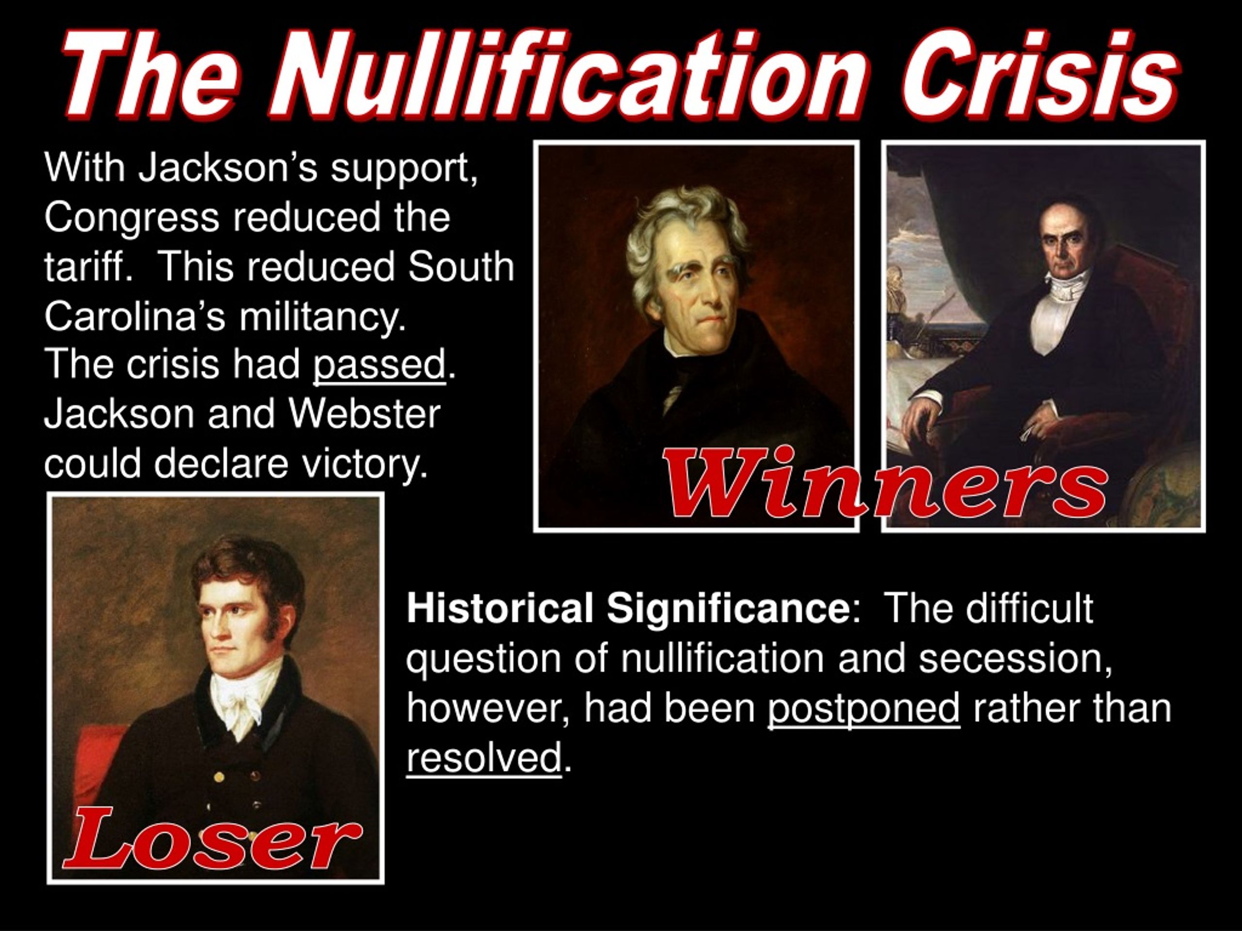 Ppt Nullification Crisis And The Bank War National Crises In Jacksons Presidency Powerpoint 