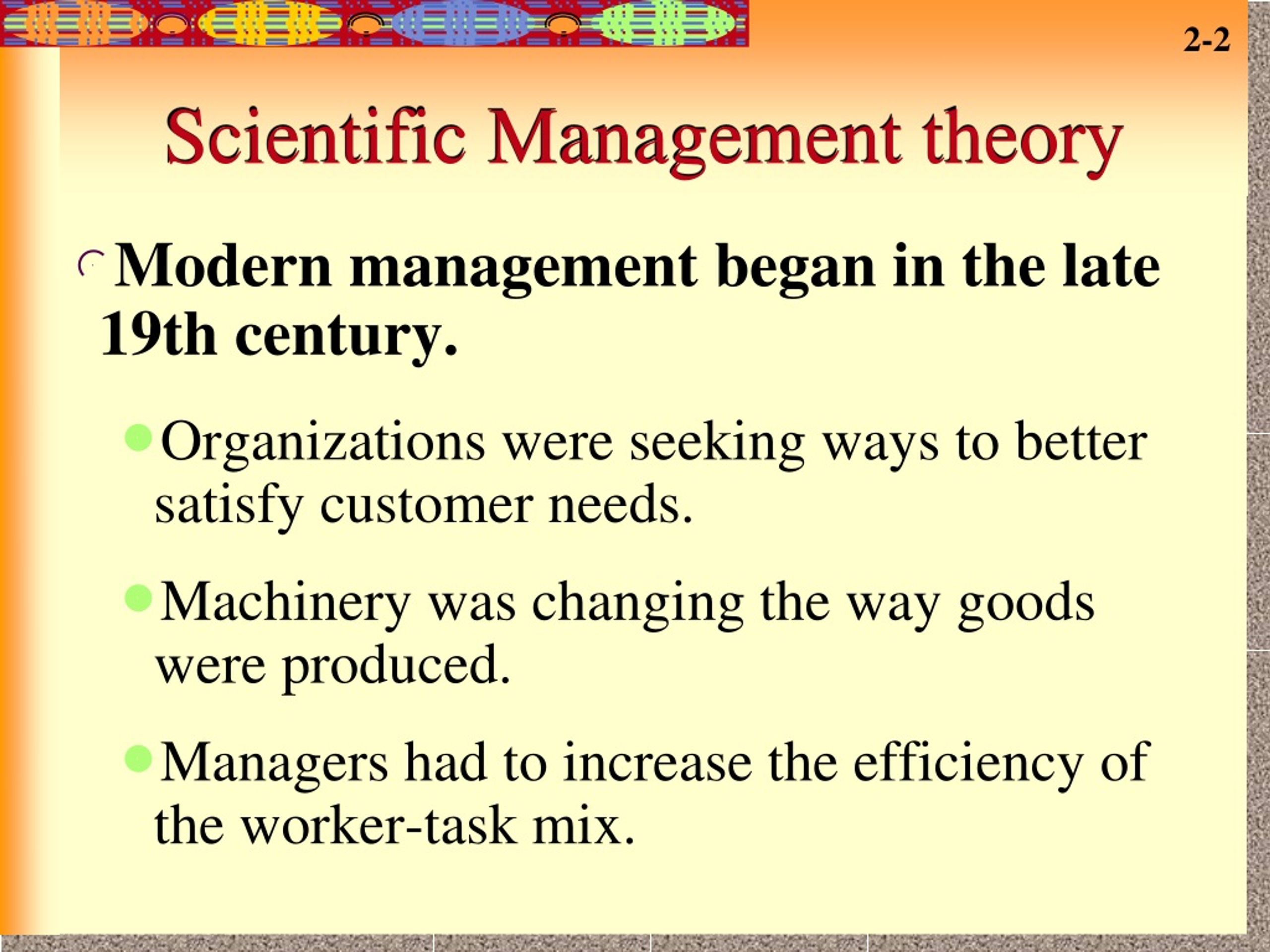 PPT - The Evolution Of Management Theory PowerPoint Presentation, Free ...