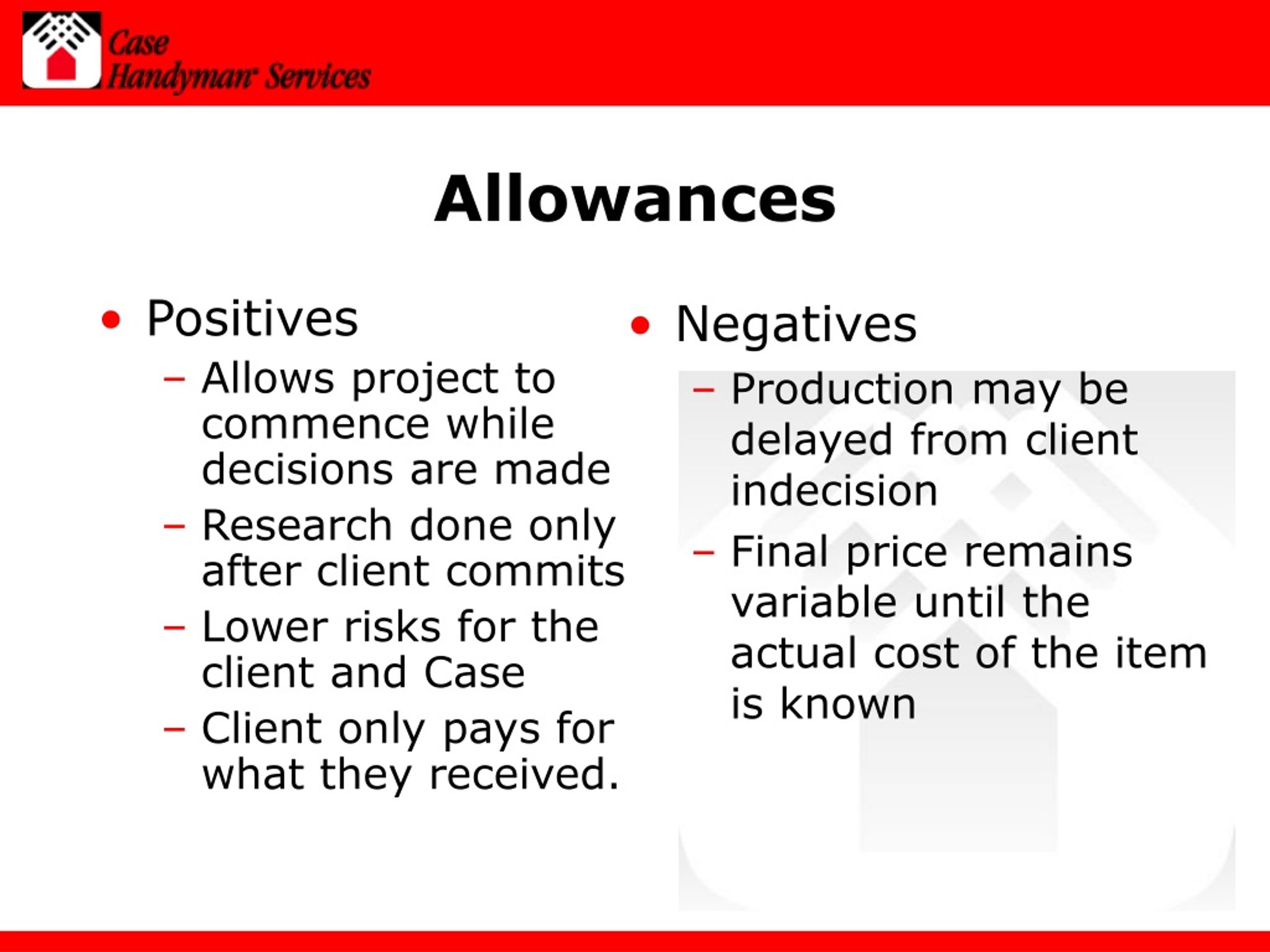 assignment allowance definition