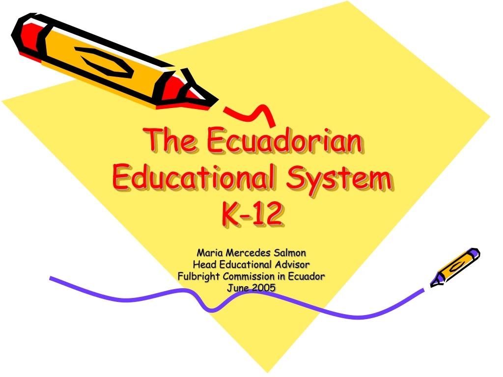 the ecuadorian educational system k 12 n.