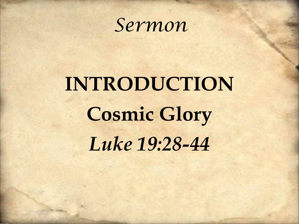 sermon n.