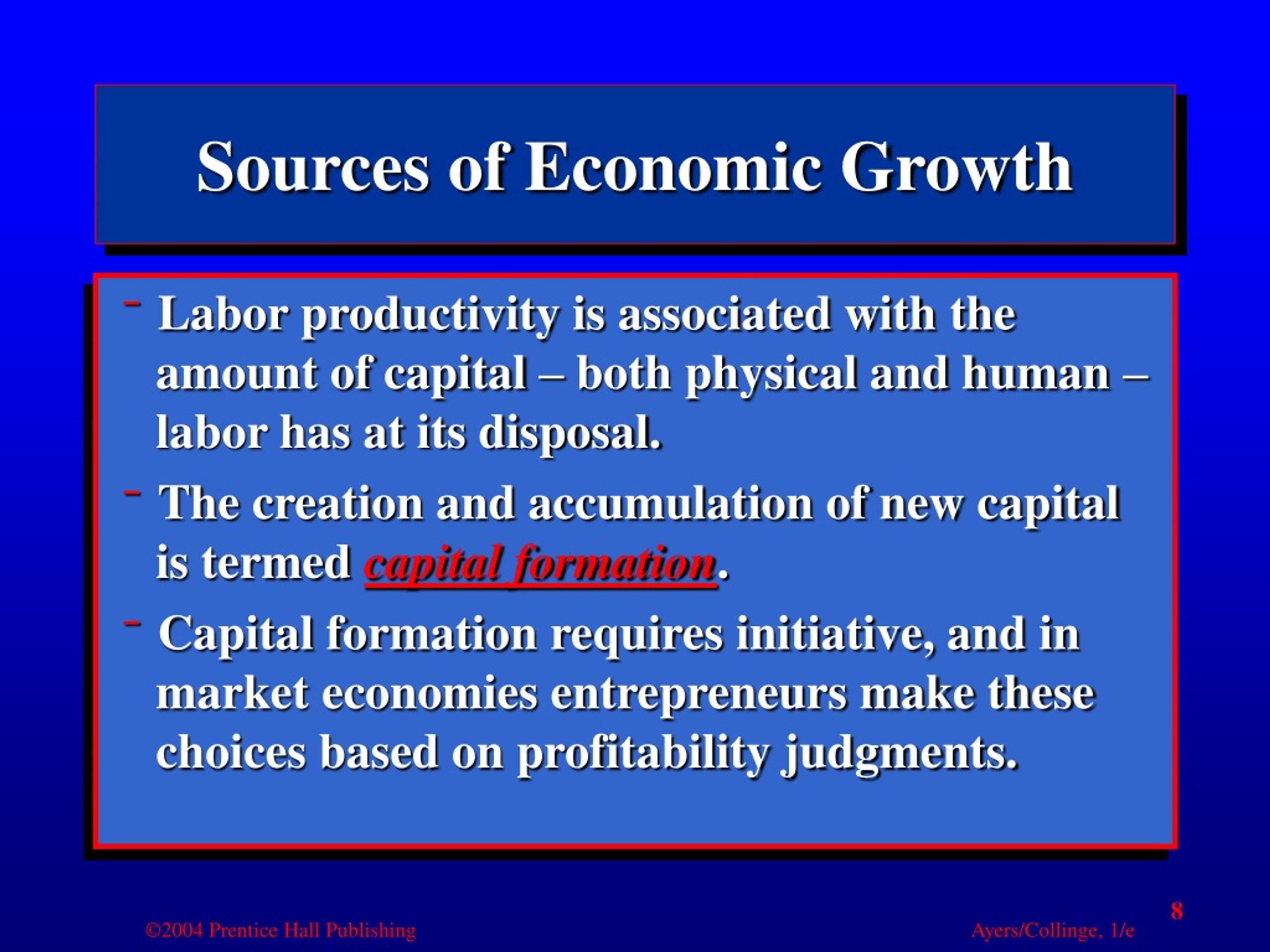 PPT - Chapter 12 “Economic Growth” PowerPoint Presentation, free ...