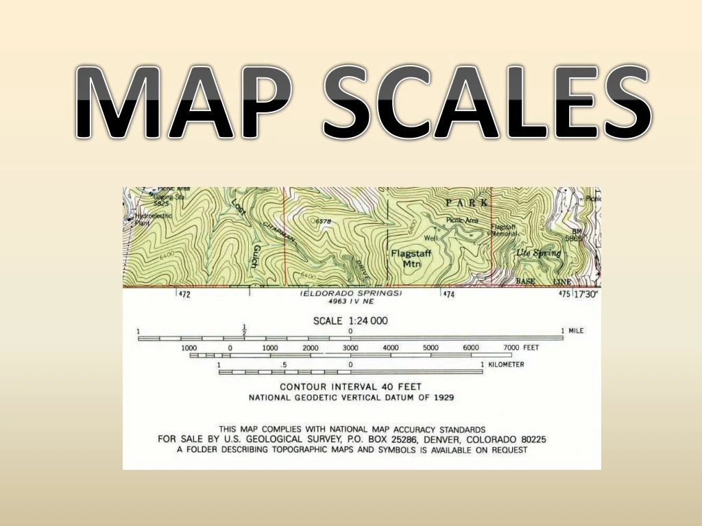 PPT - MAP SCALES PowerPoint Presentation, free download - ID:8747454