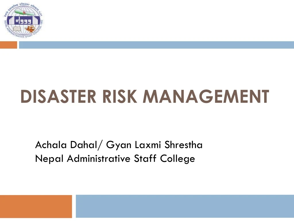 PPT Disaster Risk Management PowerPoint Presentation free download PPT Disaster Risk Management PowerPoint Presentation free download