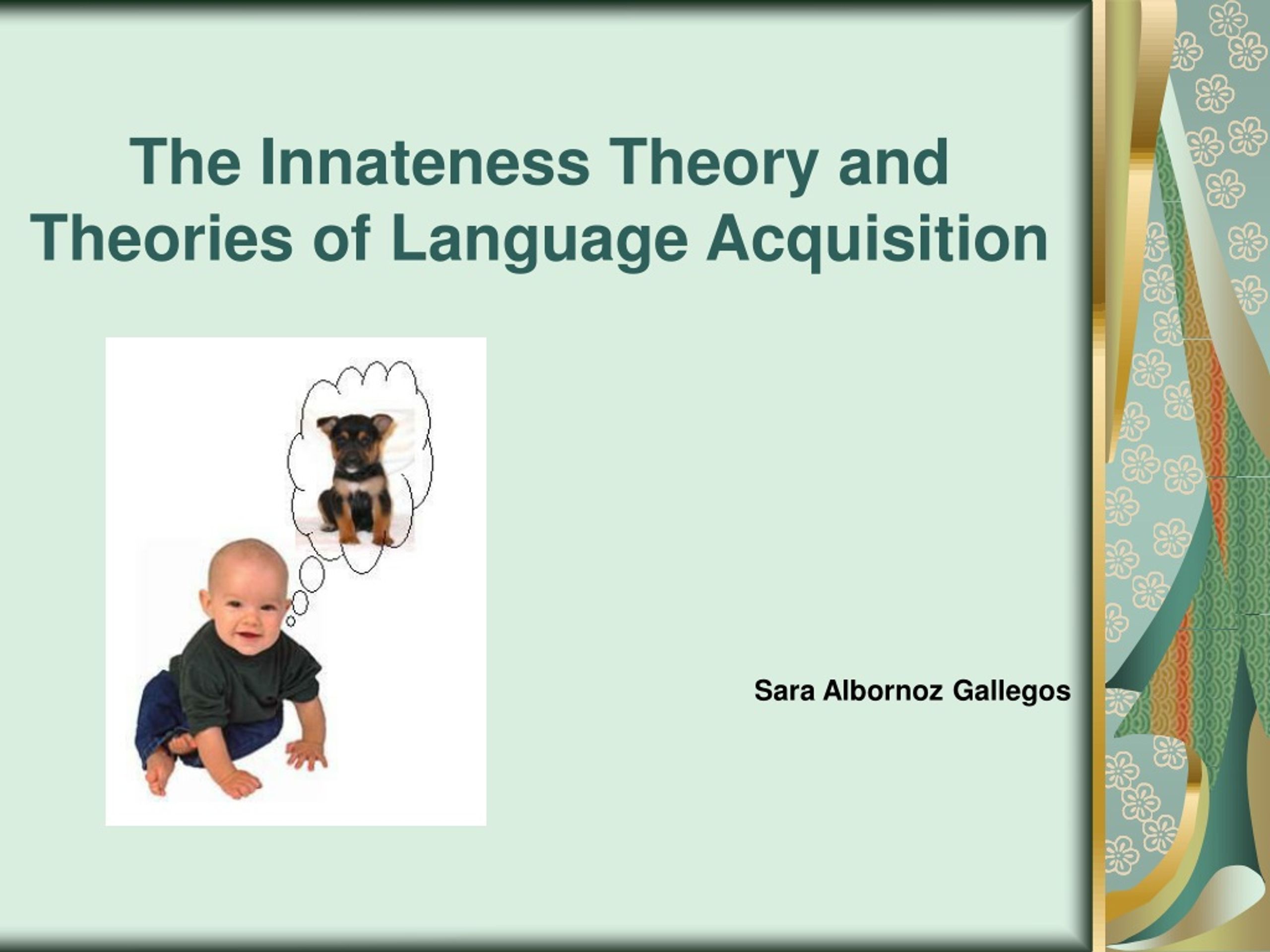 presentation on language acquisition
