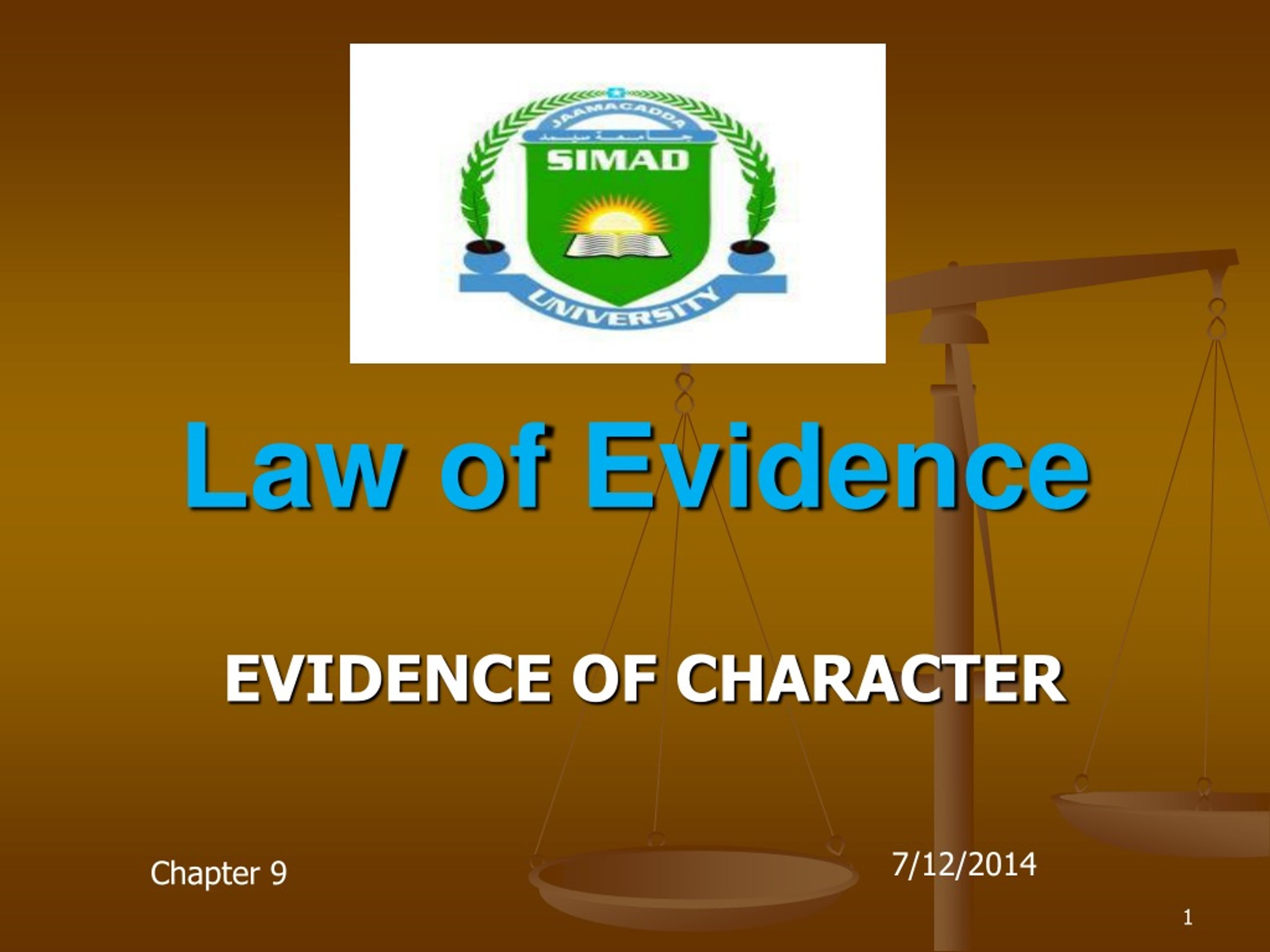 presentation of evidence law definition