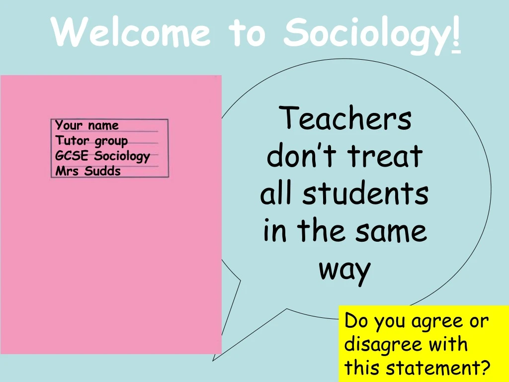 PPT - Welcome To Sociology ! PowerPoint Presentation, Free Download ...