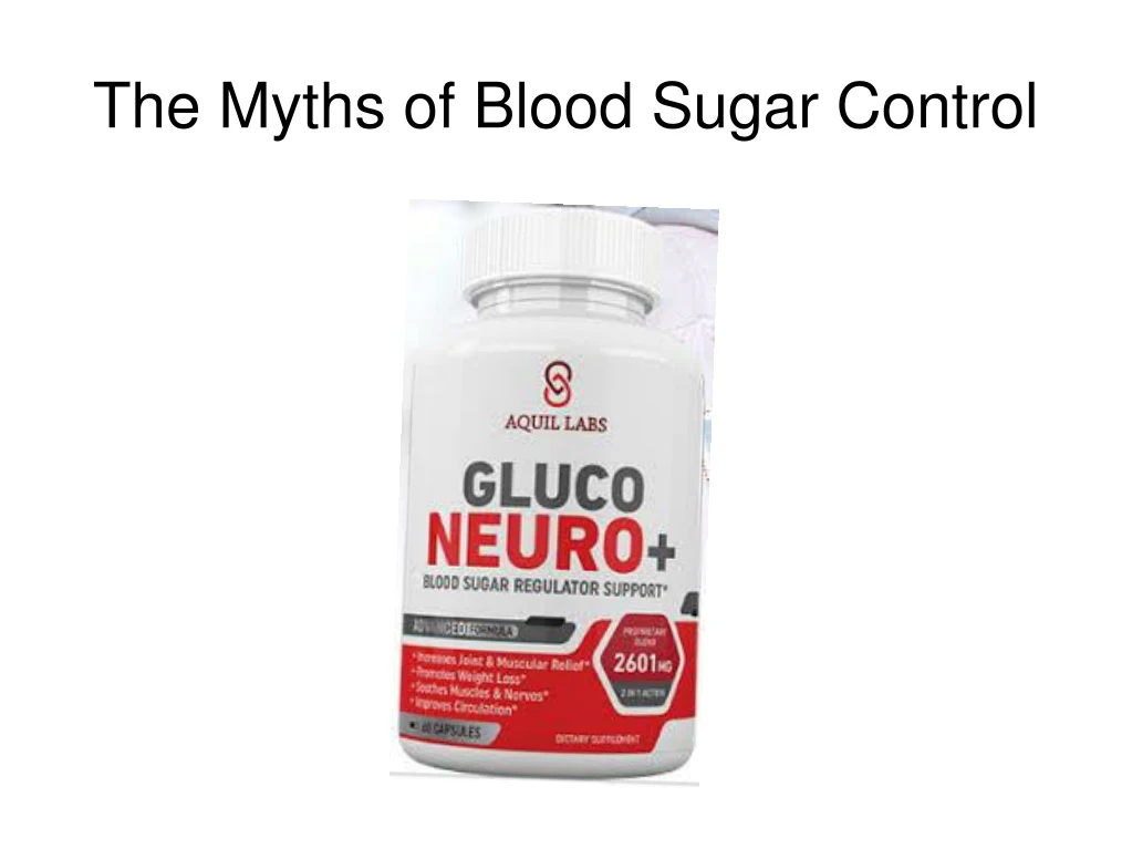 the myths of blood sugar control n.