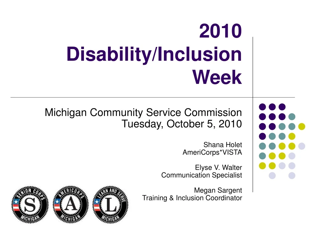 2010 disability inclusion week n.
