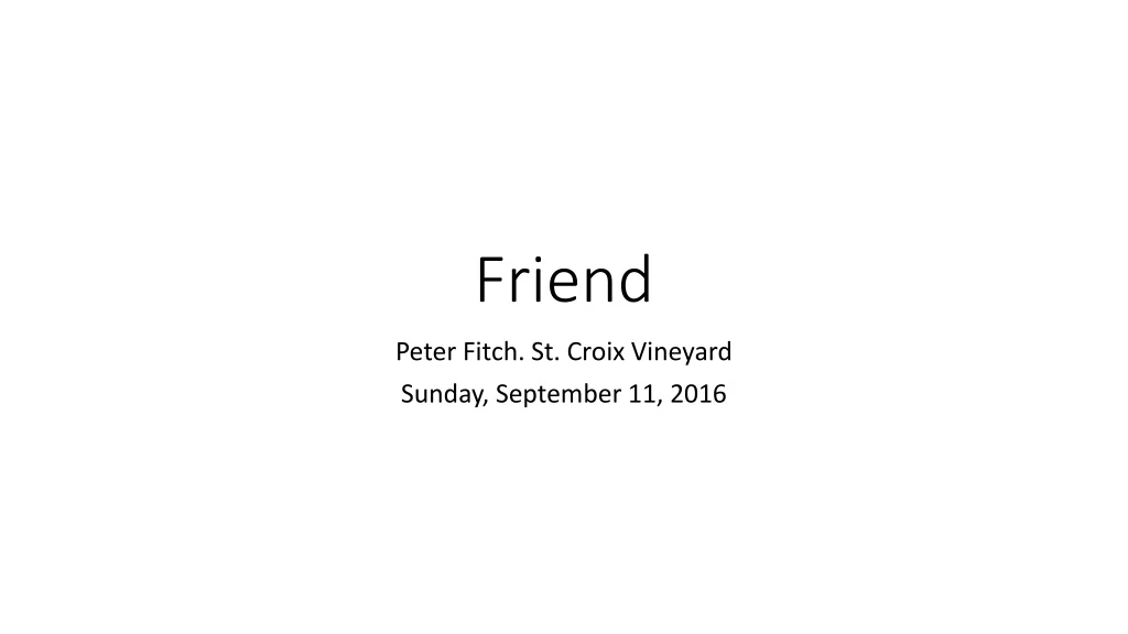 friend n.
