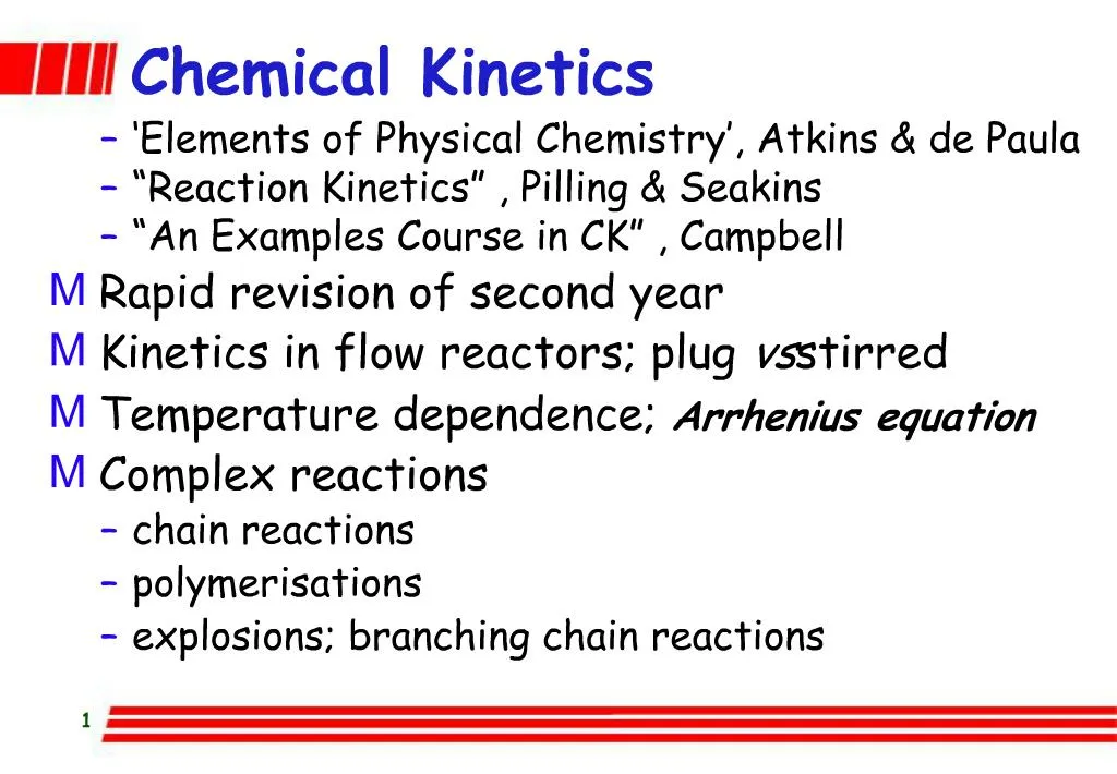 PPT - Chemical Kinetics PowerPoint Presentation, Free Download - ID:876247