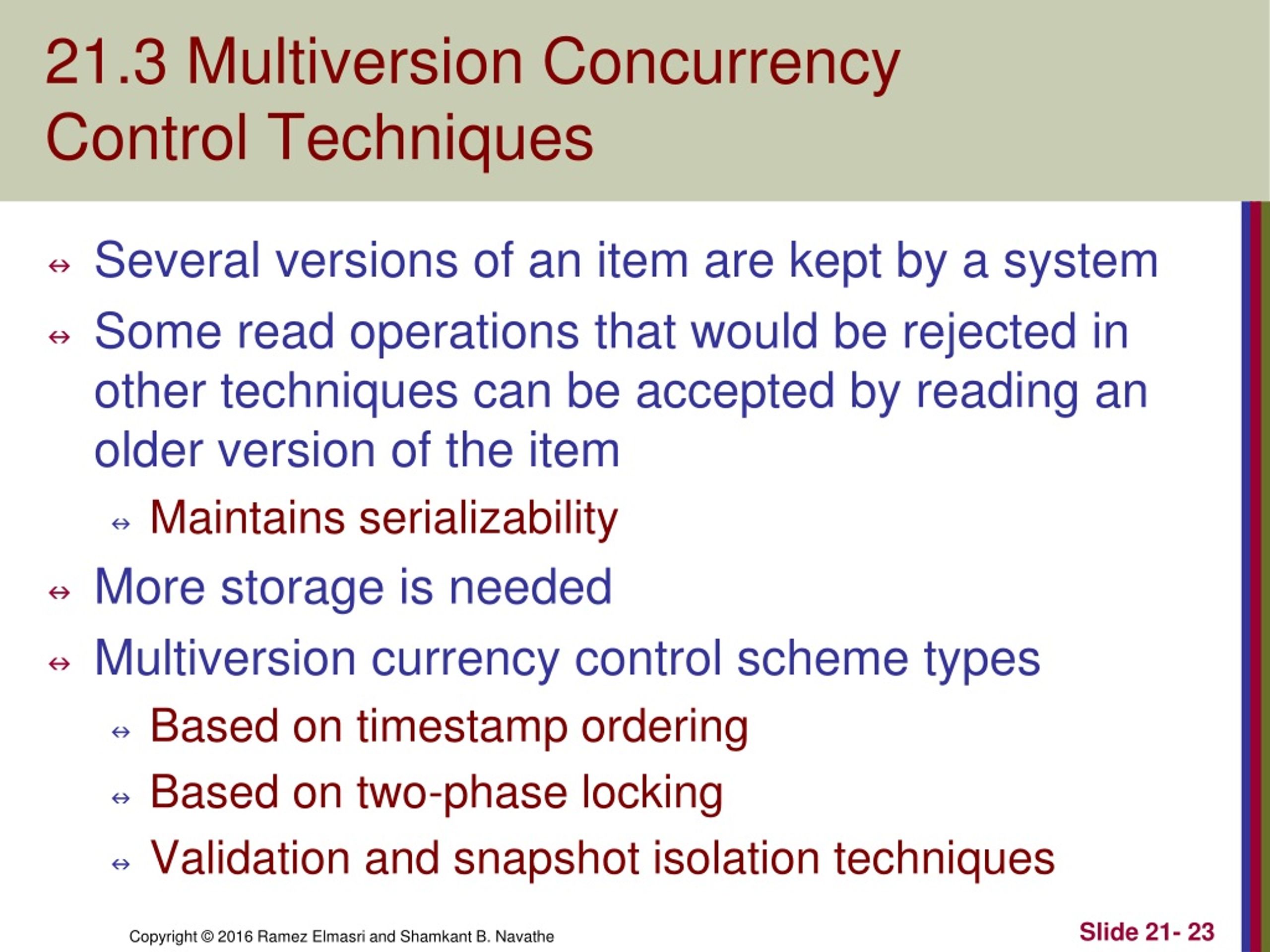 PPT - CHAPTER 21 Concurrency Control Techniques PowerPoint Presentation ...