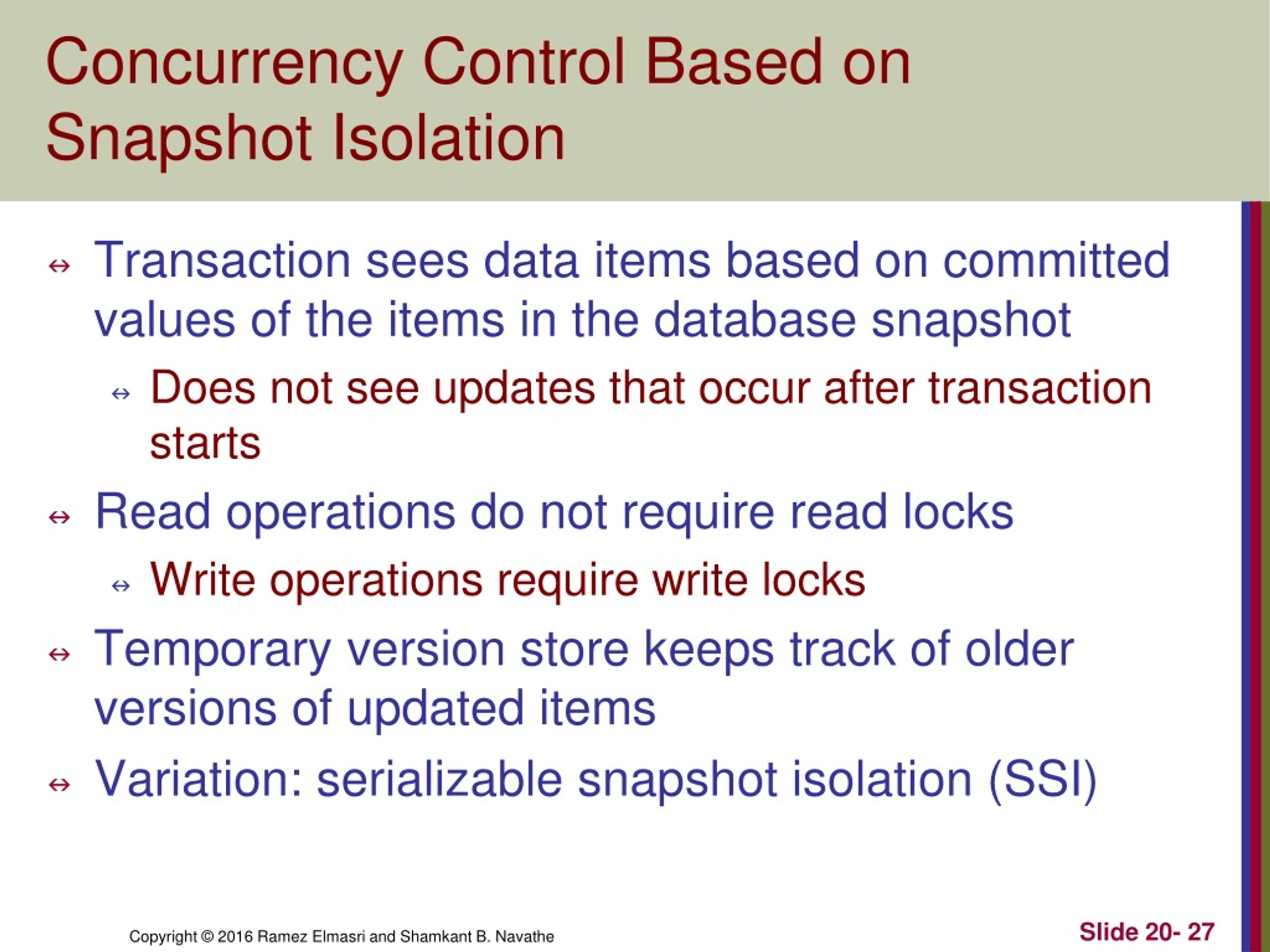 PPT - CHAPTER 21 Concurrency Control Techniques PowerPoint Presentation ...