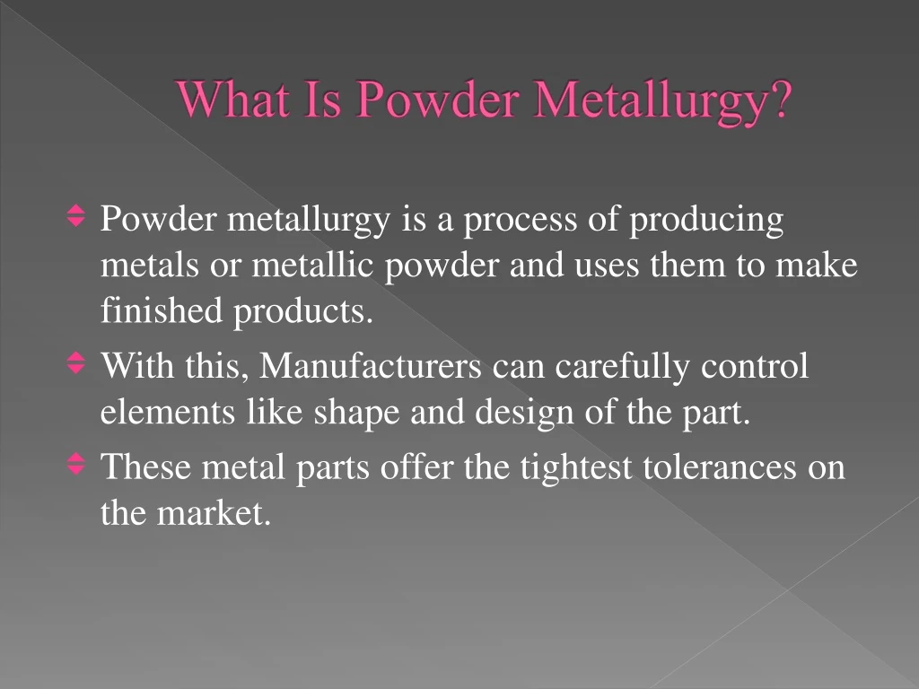 what is powder metallurgy n.