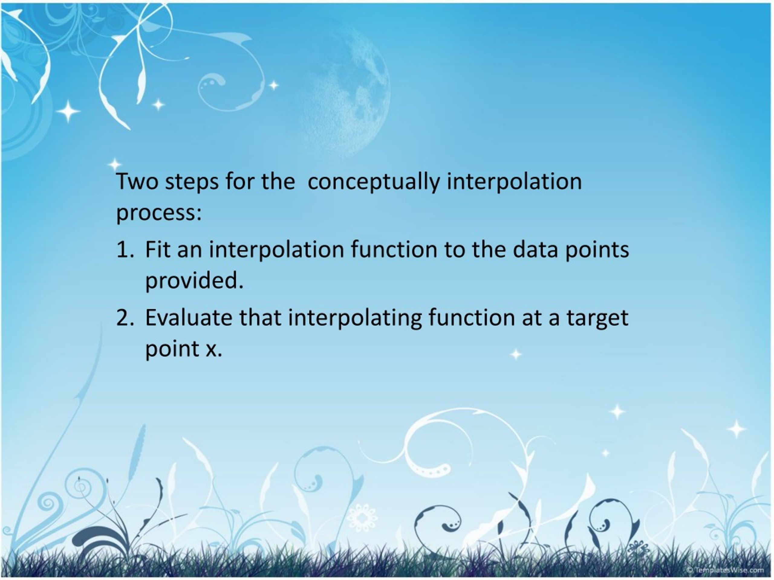 Ppt Chapter 3 Interpolation And Extrapolation Powerpoint Presentation Id8765539 1894