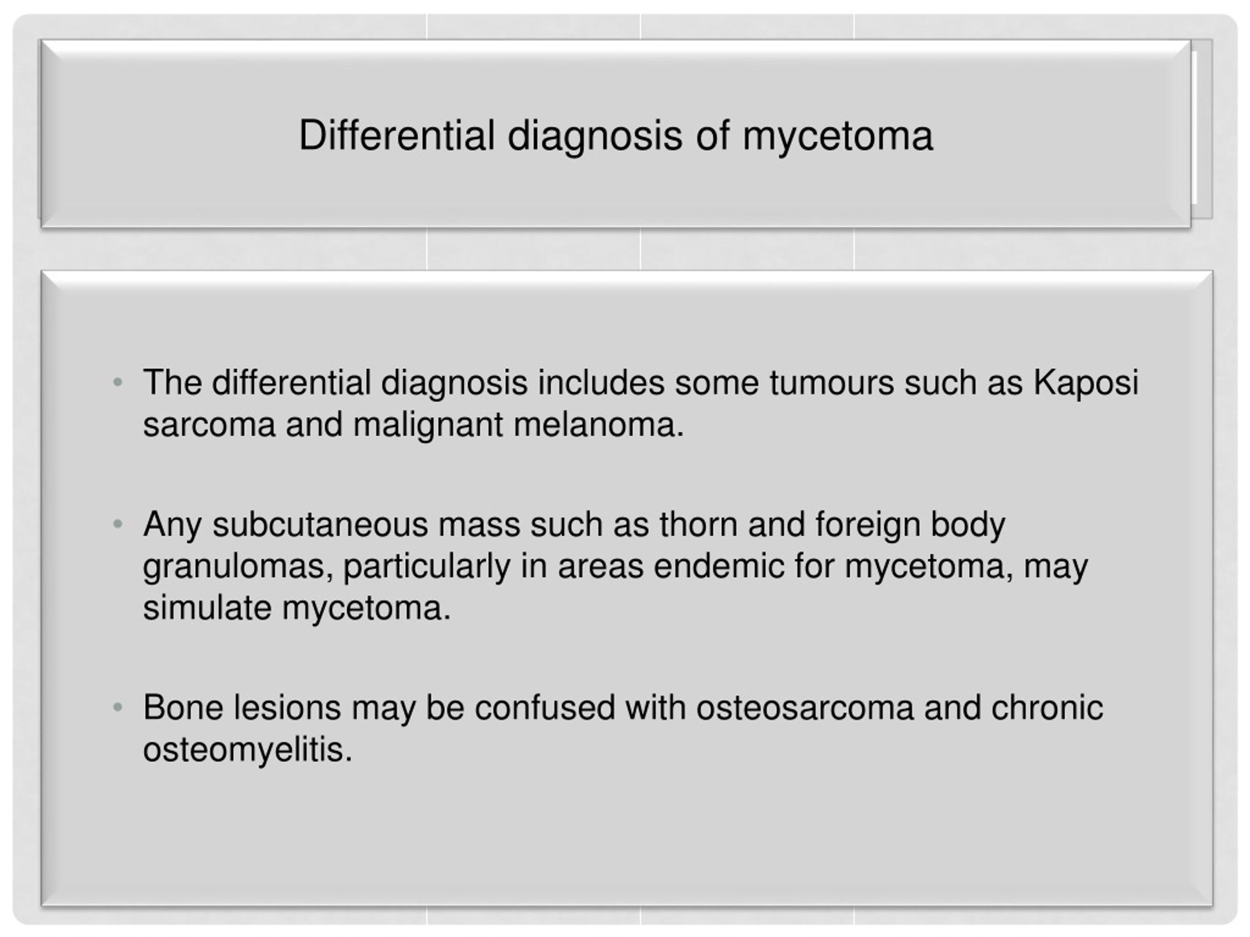 PPT - Mycetoma In Sudan PowerPoint Presentation, free download - ID:8767667