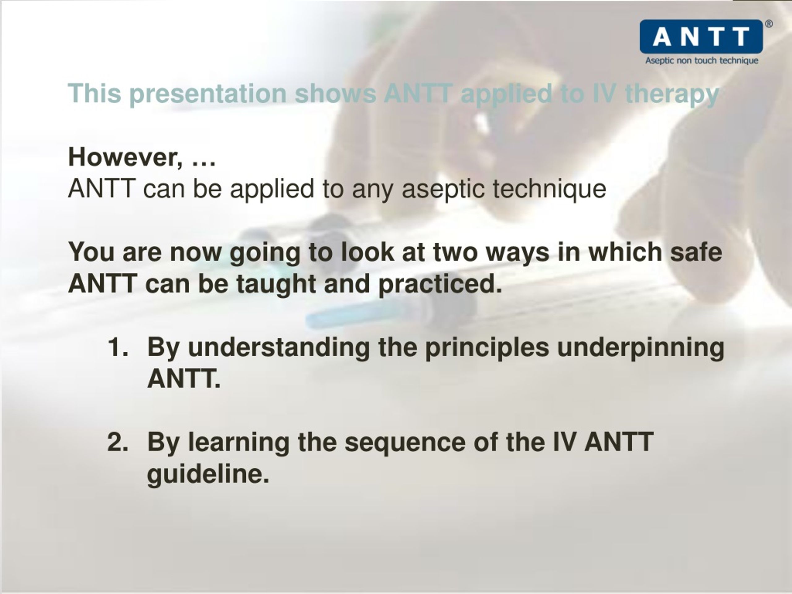 antt training presentation