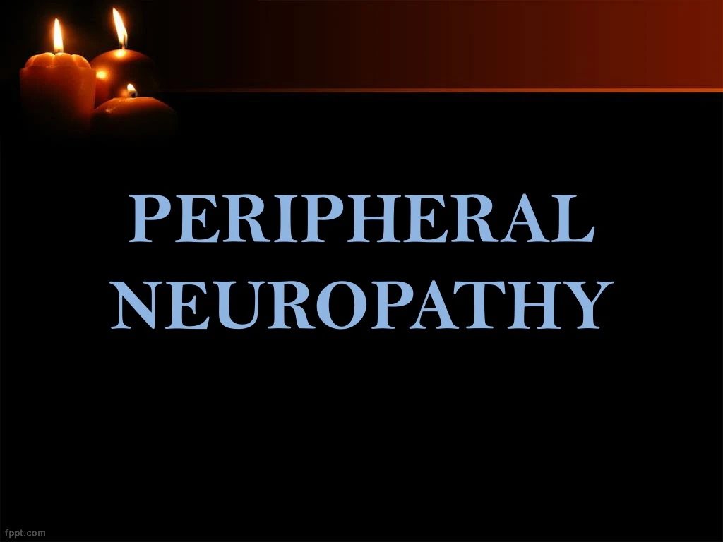 peripheral neuropathy n.