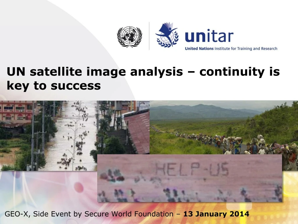 un satellite image analysis continuity n.