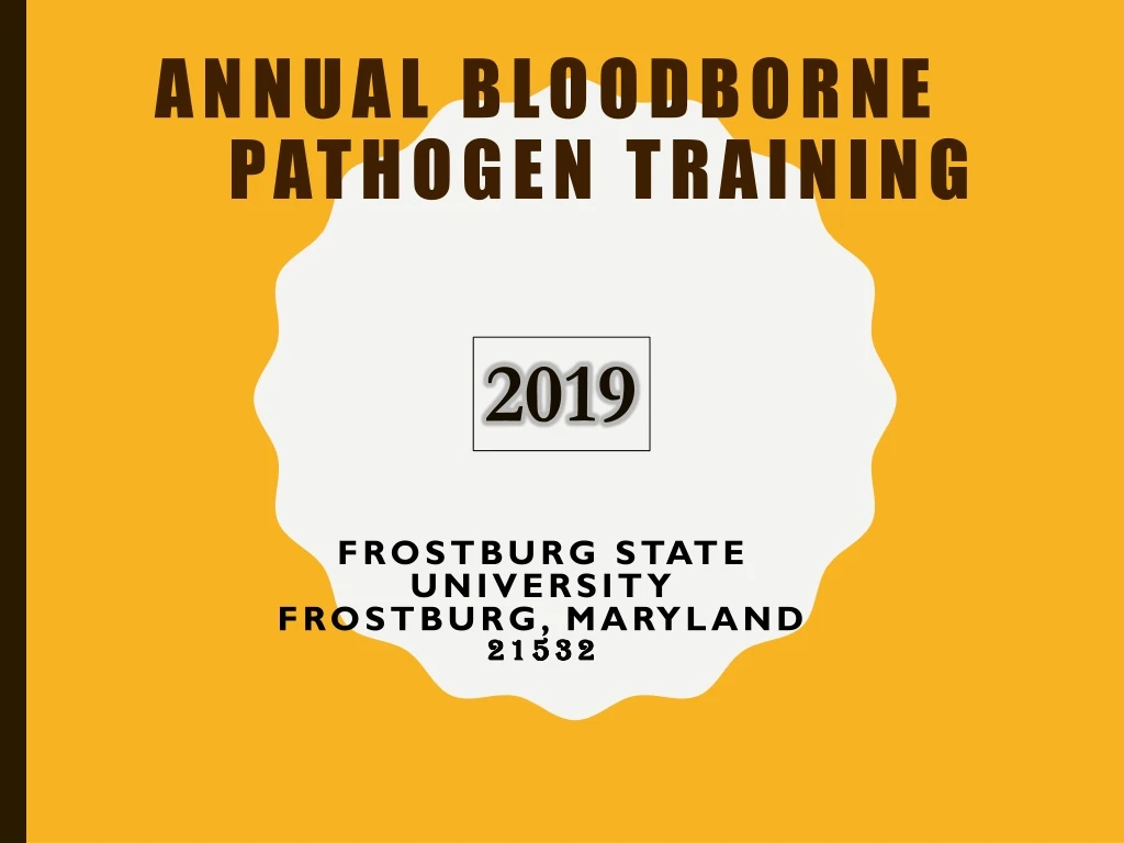 PPT - Annual Bloodborne Pathogen Training PowerPoint Presentation, free ...