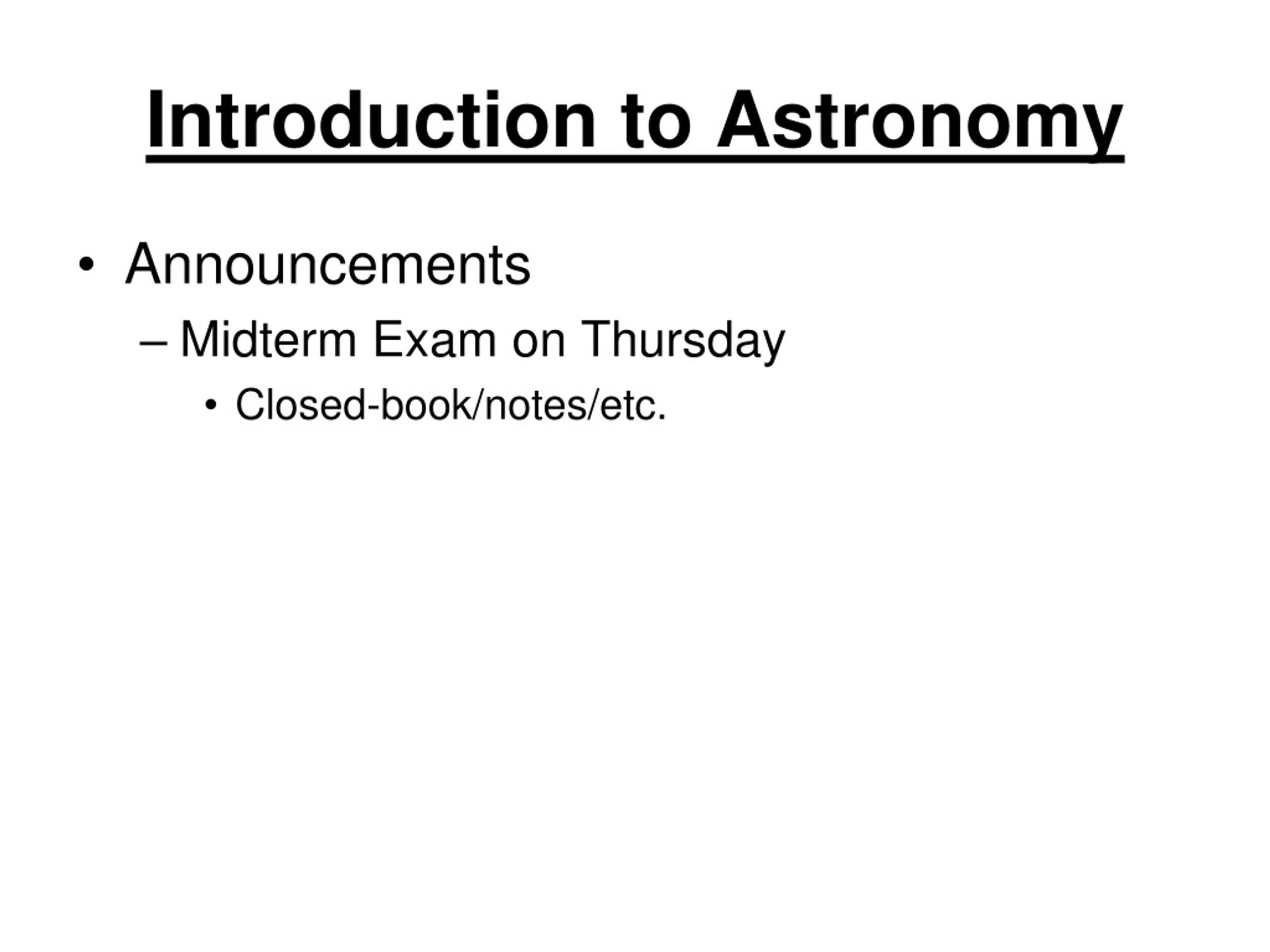 Ppt Introduction To Astronomy Powerpoint Presentation Free Download Id8772421 5353