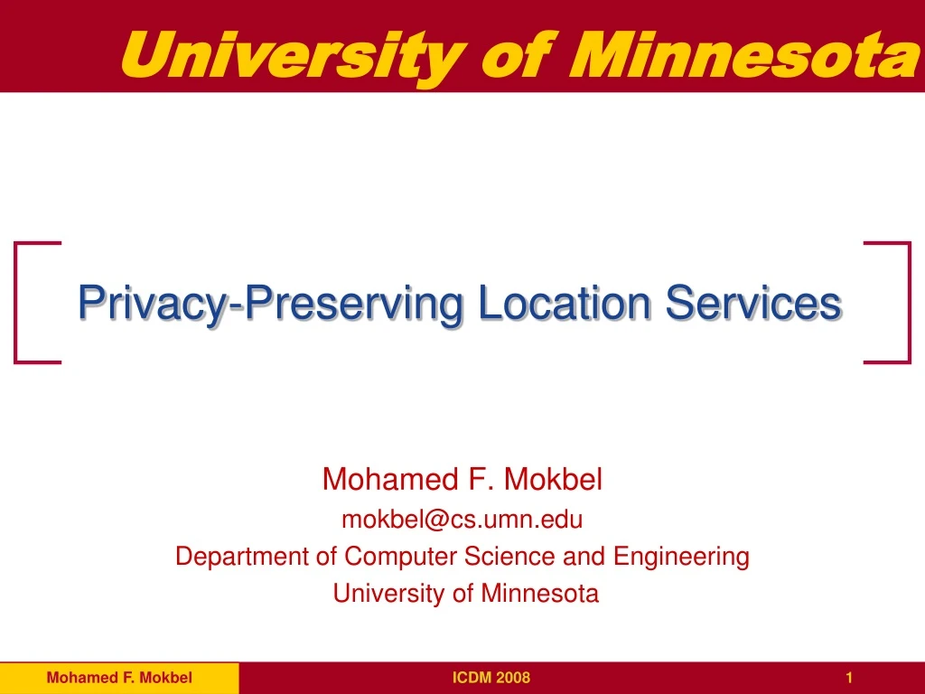 privacy preserving location services n.