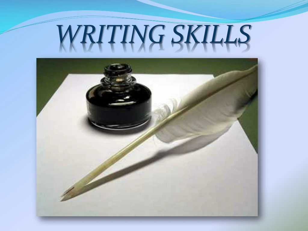 presentation of writing skills