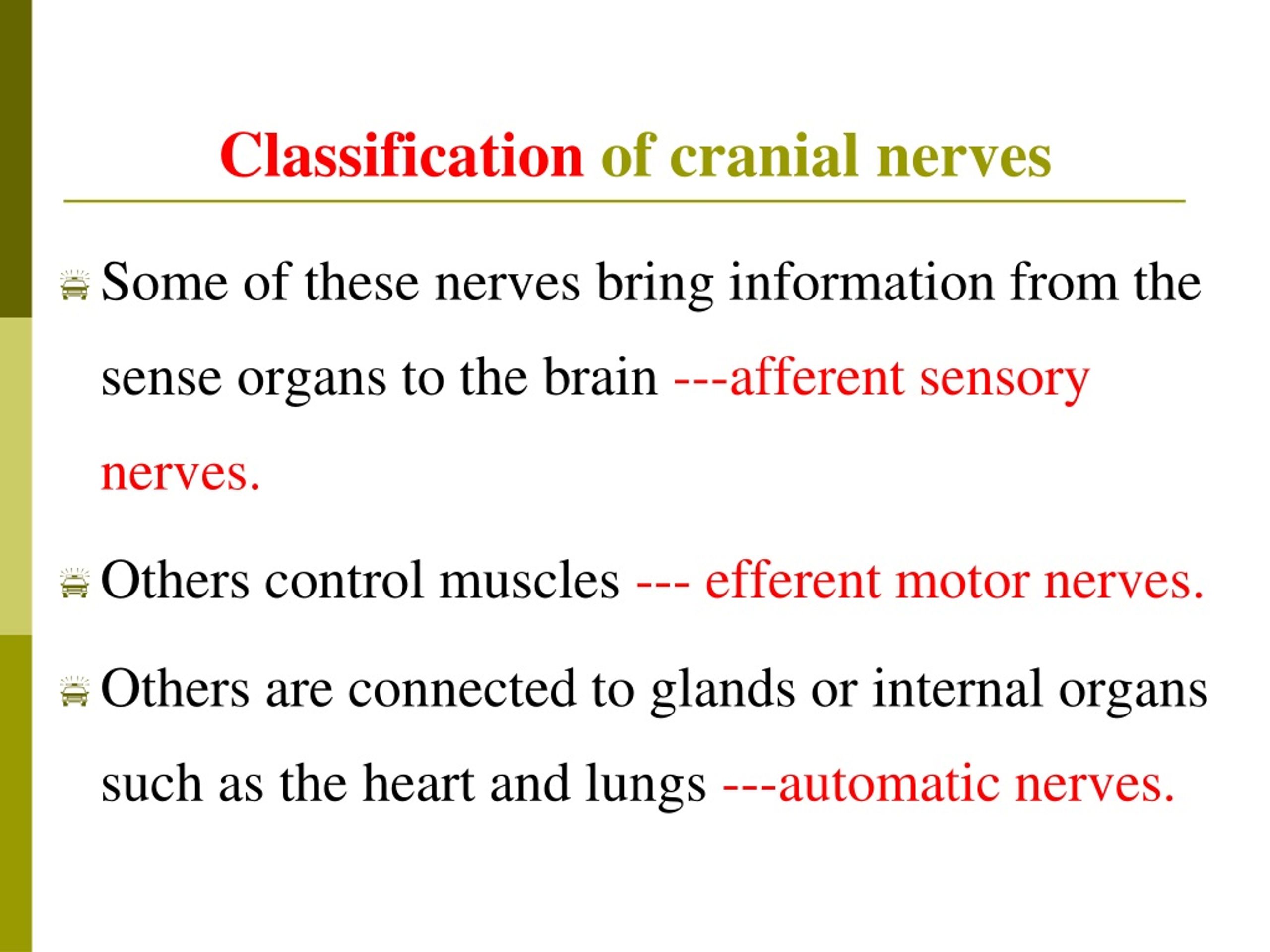 PPT - Cranial Nerves Examination PowerPoint Presentation, free download ...