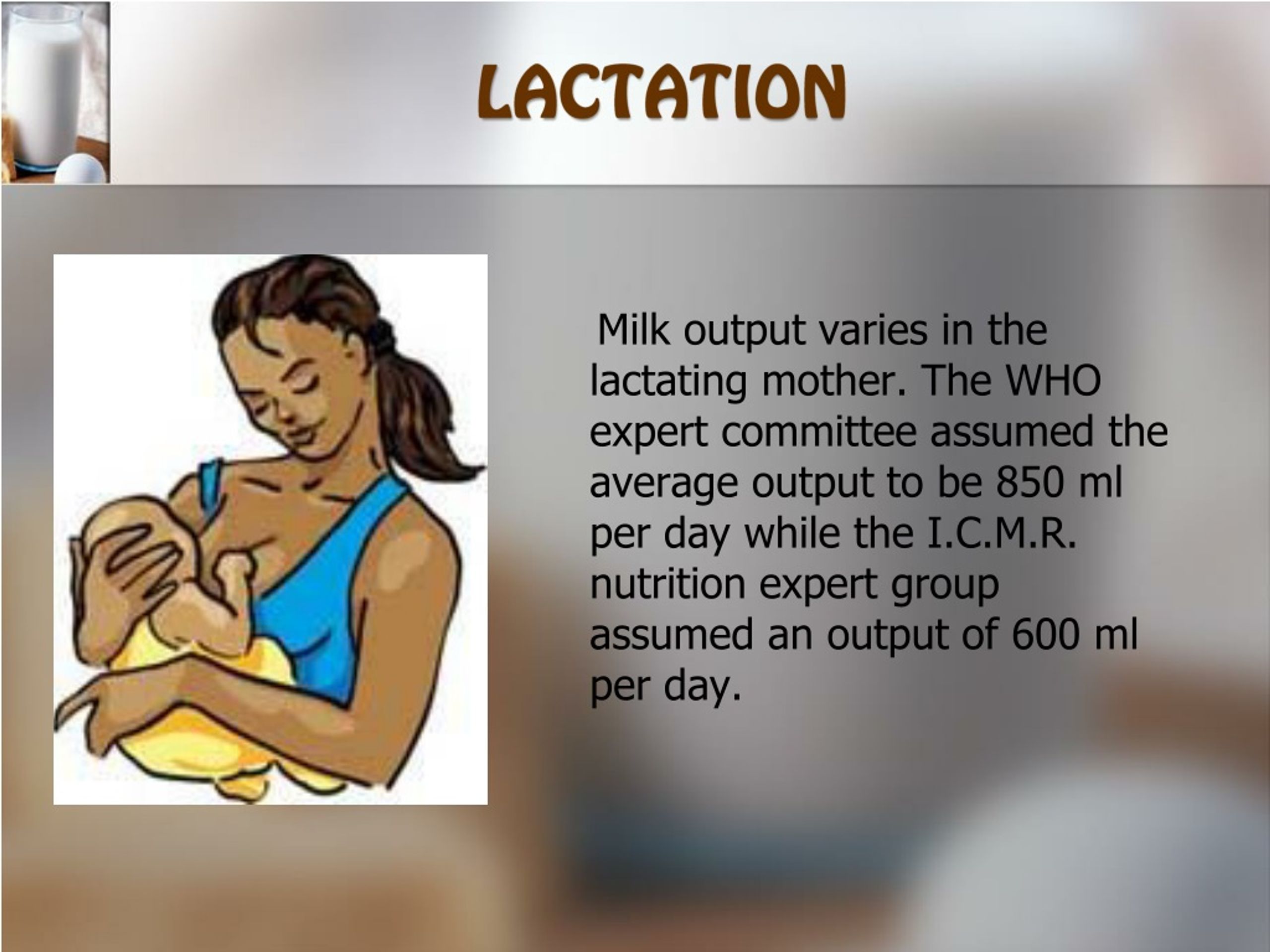 lactation management ppt presentation