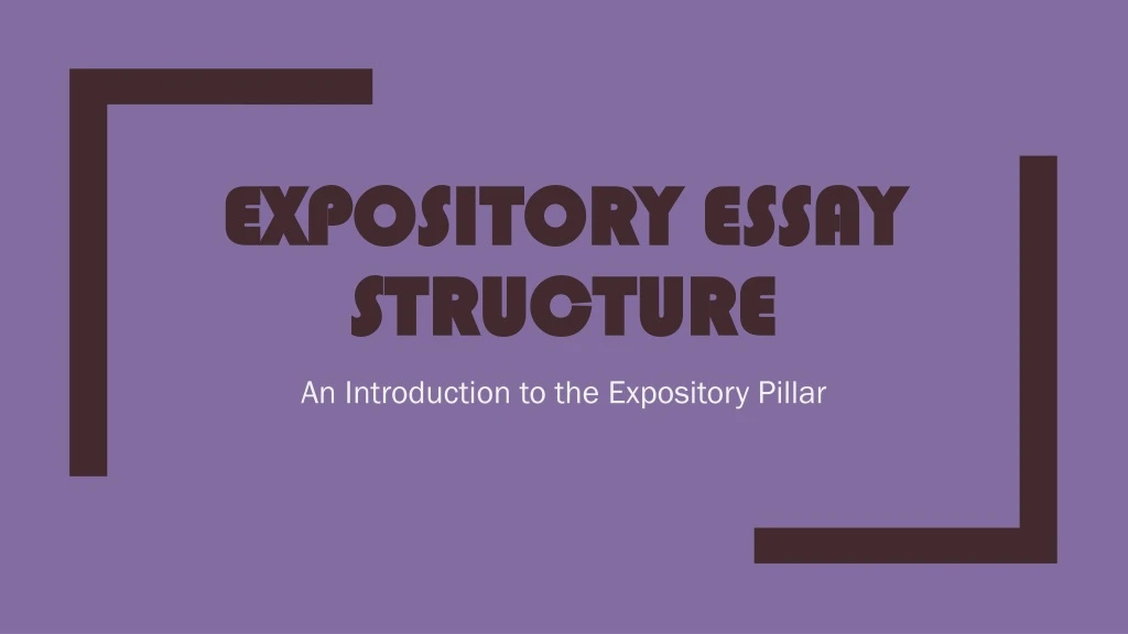 expository essay ppt