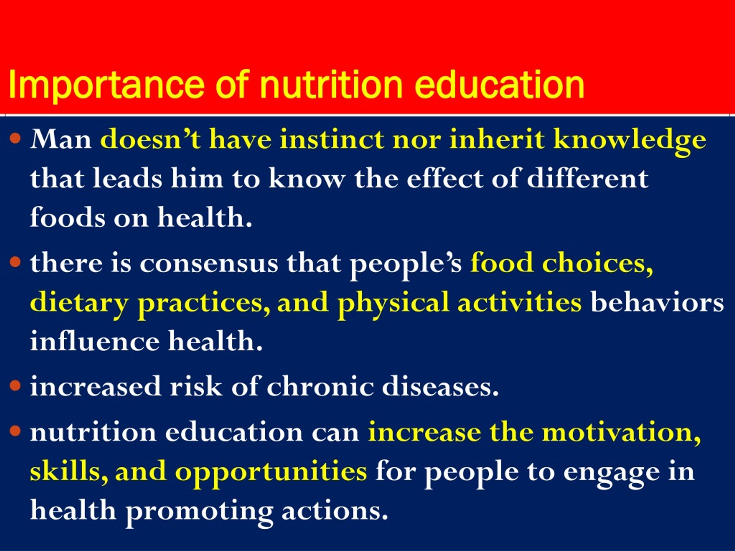 articles on nutrition education