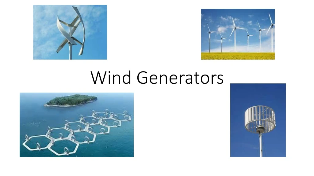wind generators n.