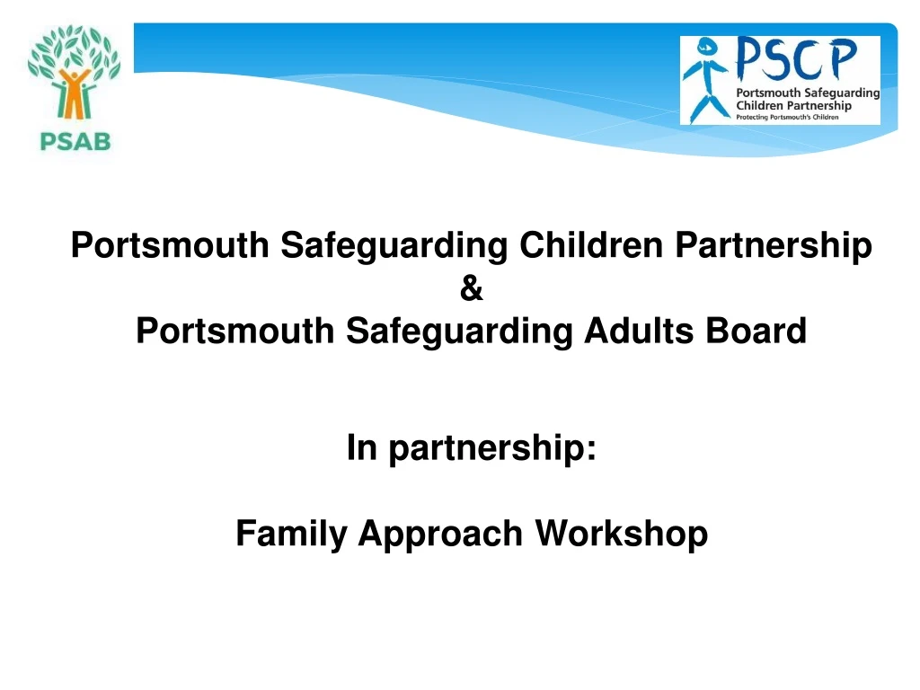 PPT - Portsmouth Safeguarding Children Partnership & Portsmouth ...