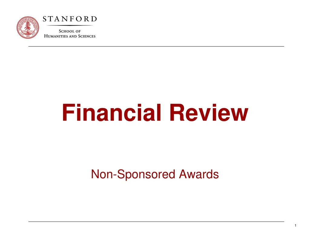 financial review n.