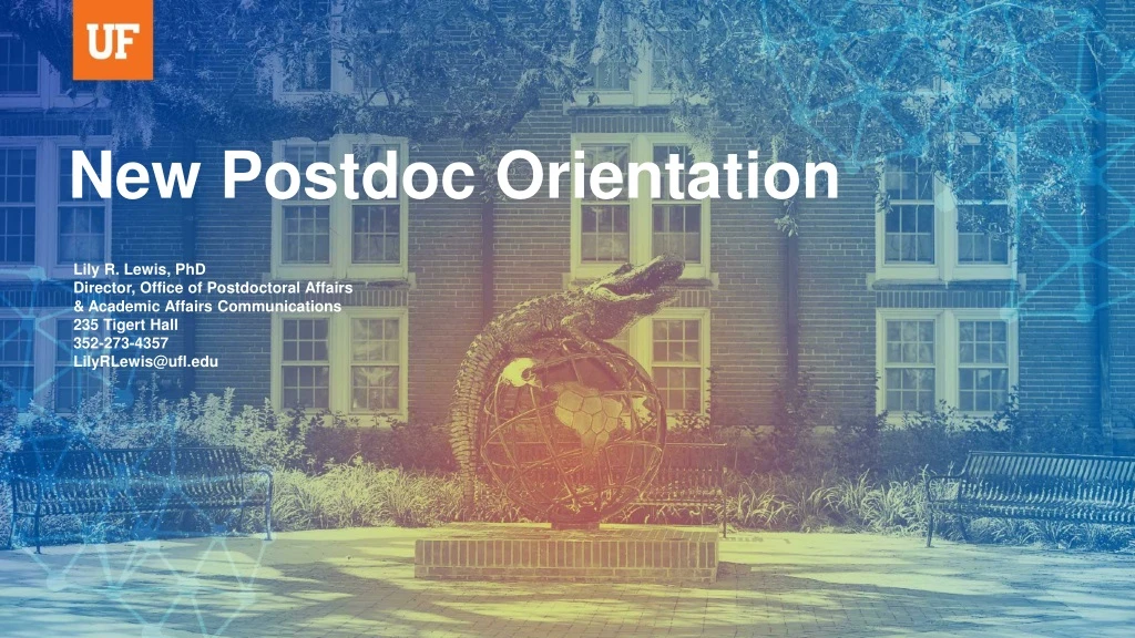 new postdoc orientation n.