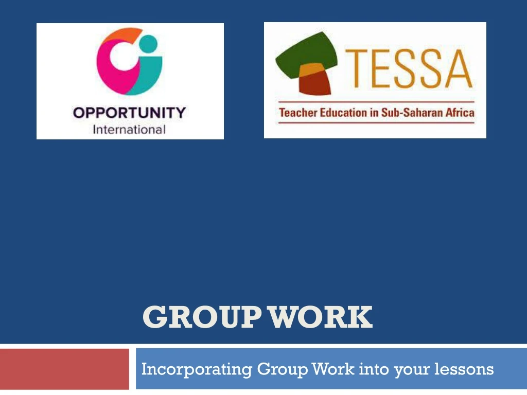 PPT Group Work PowerPoint Presentation Free Download ID 8782739