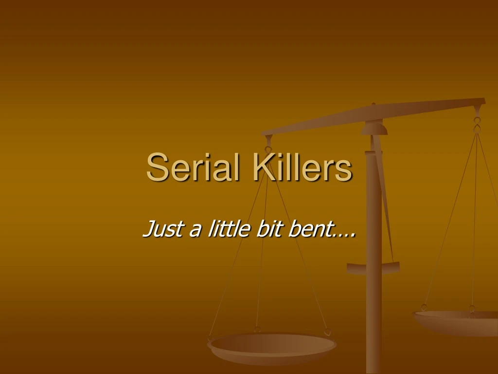 serial killers n.