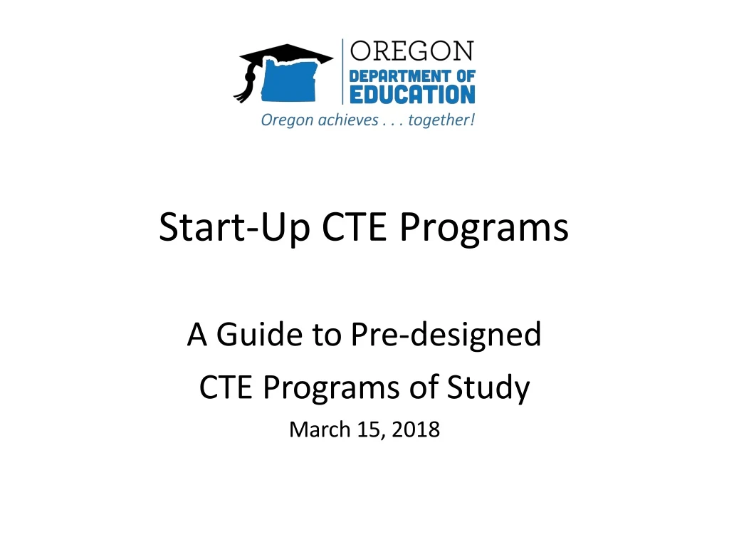 start up cte programs n.