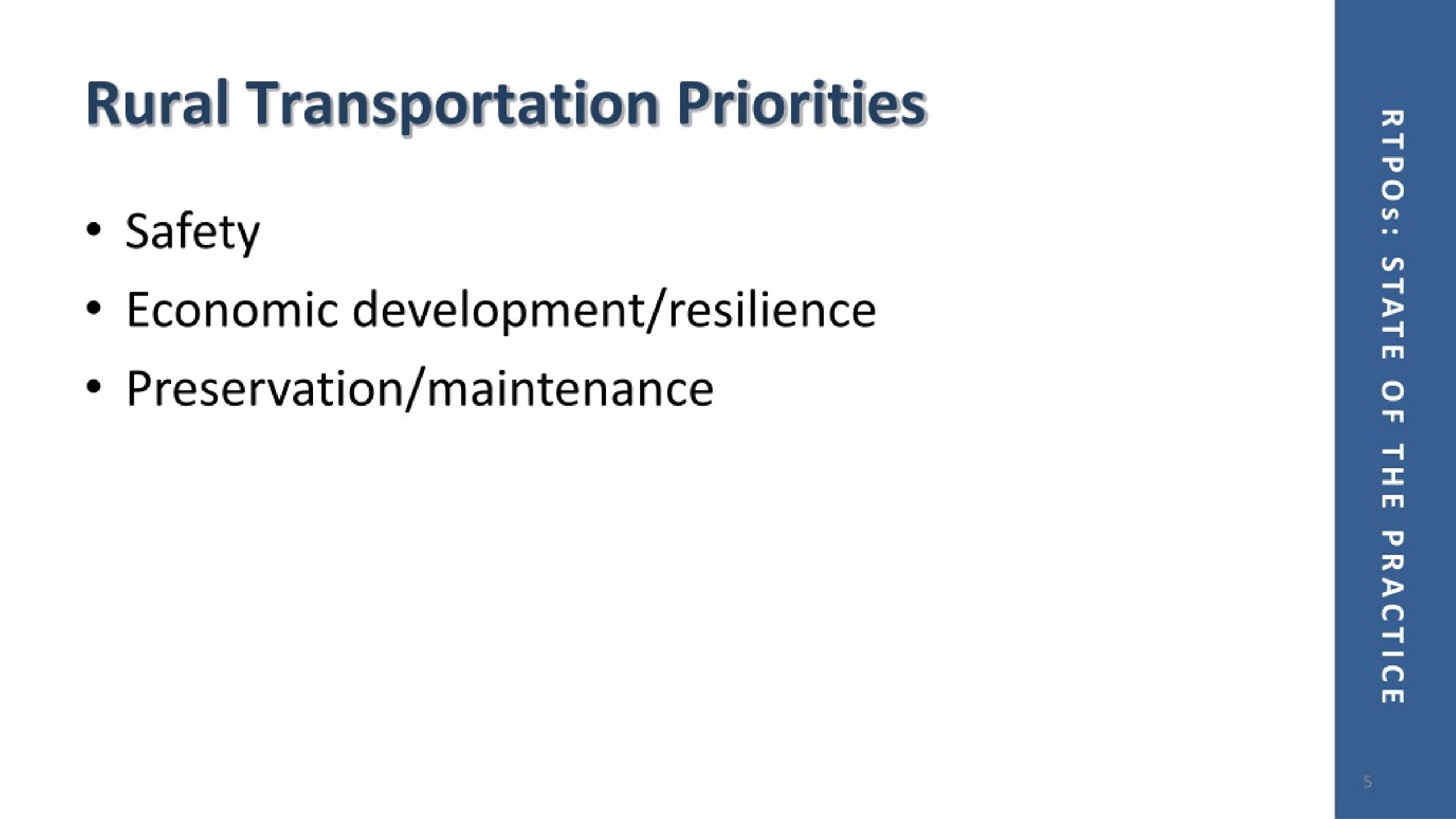 Ppt Transportation Planning Concerns In Rural America Powerpoint