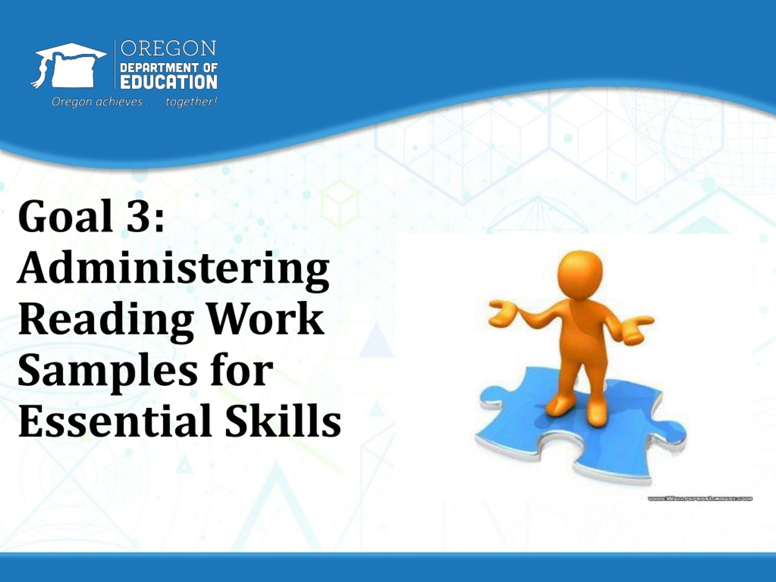 PPT   Essential Skills Reading Work Samples Development, Scoring, And