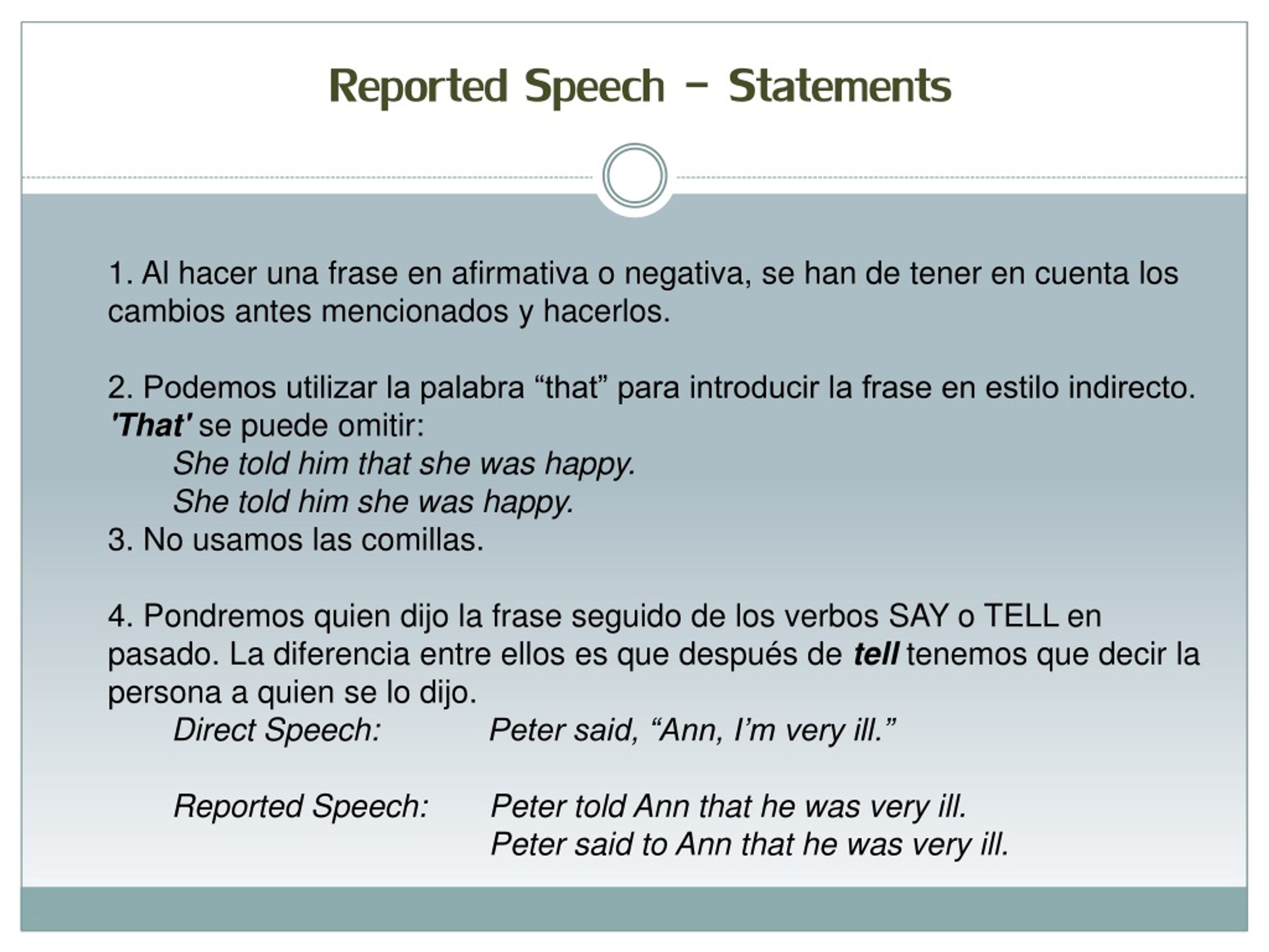 Told and said in reported Speech. Say tell reported Speech. Reported Statements. Reported Speech said told упражнение.