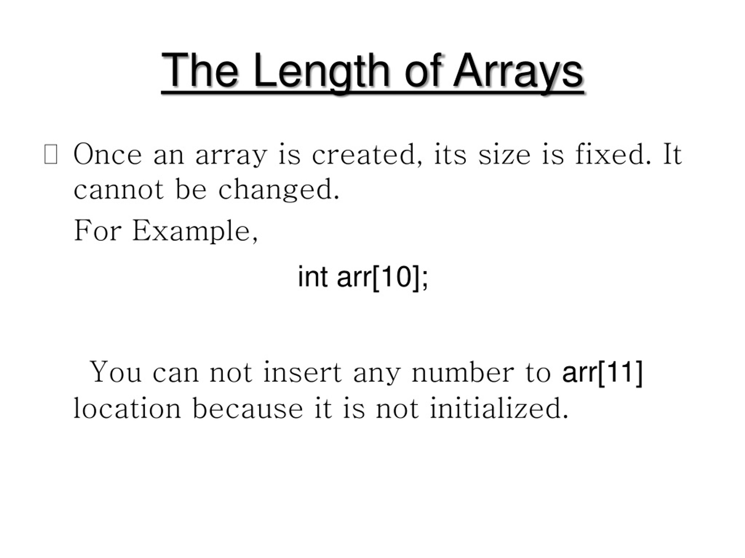 PPT - ARRAYS in C PowerPoint Presentation, free download - ID:8786575