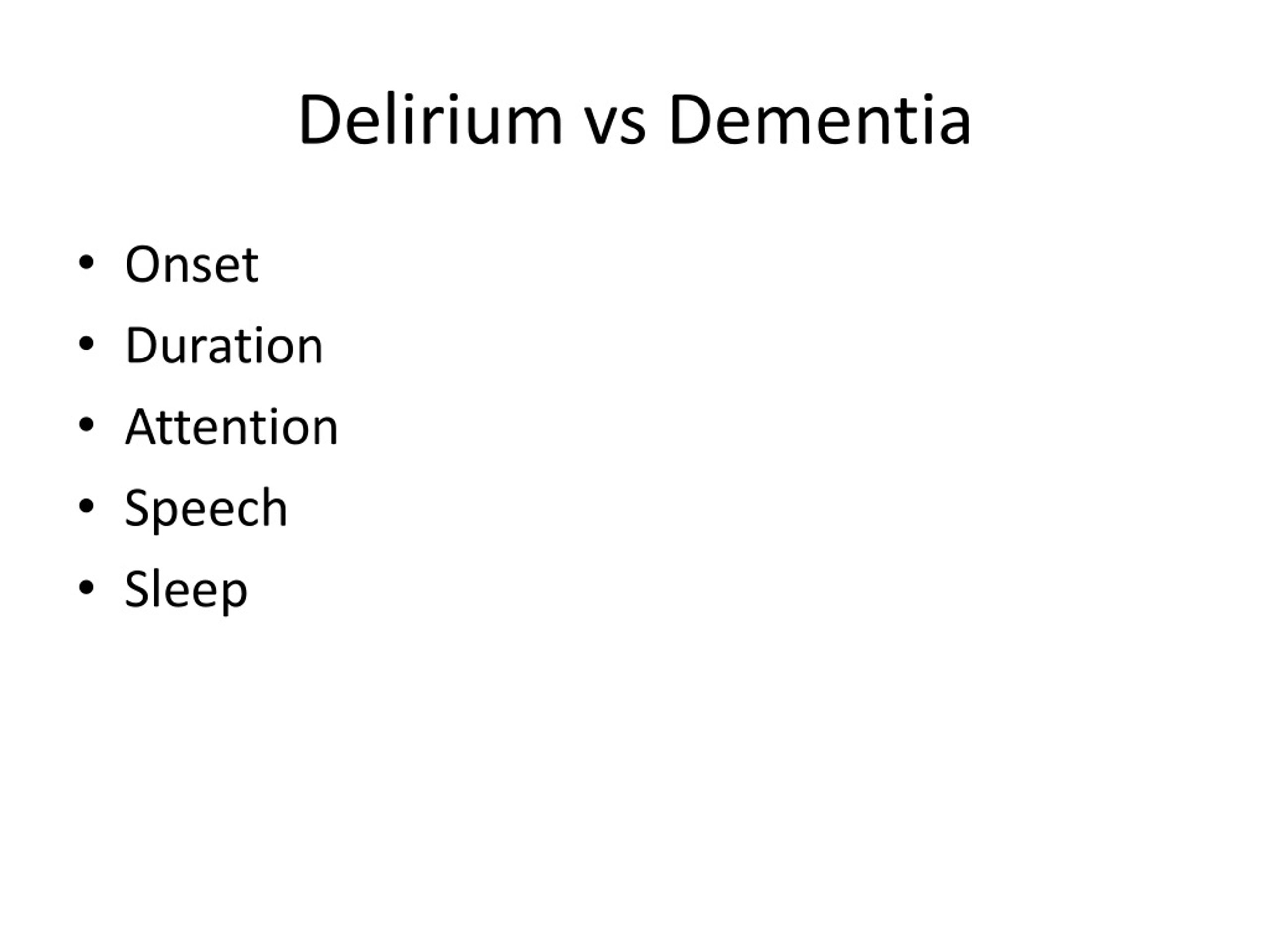 PPT - Delirium And Dementia PowerPoint Presentation, Free Download - ID ...