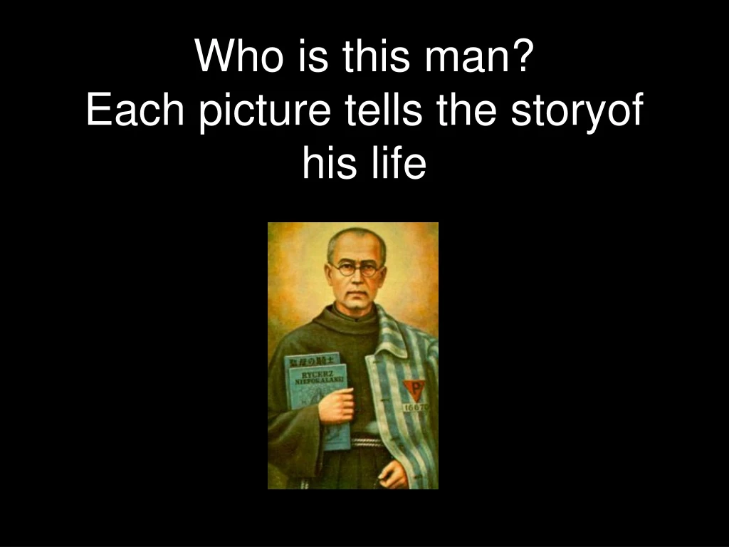 who is this man each picture tells the storyof his life n.