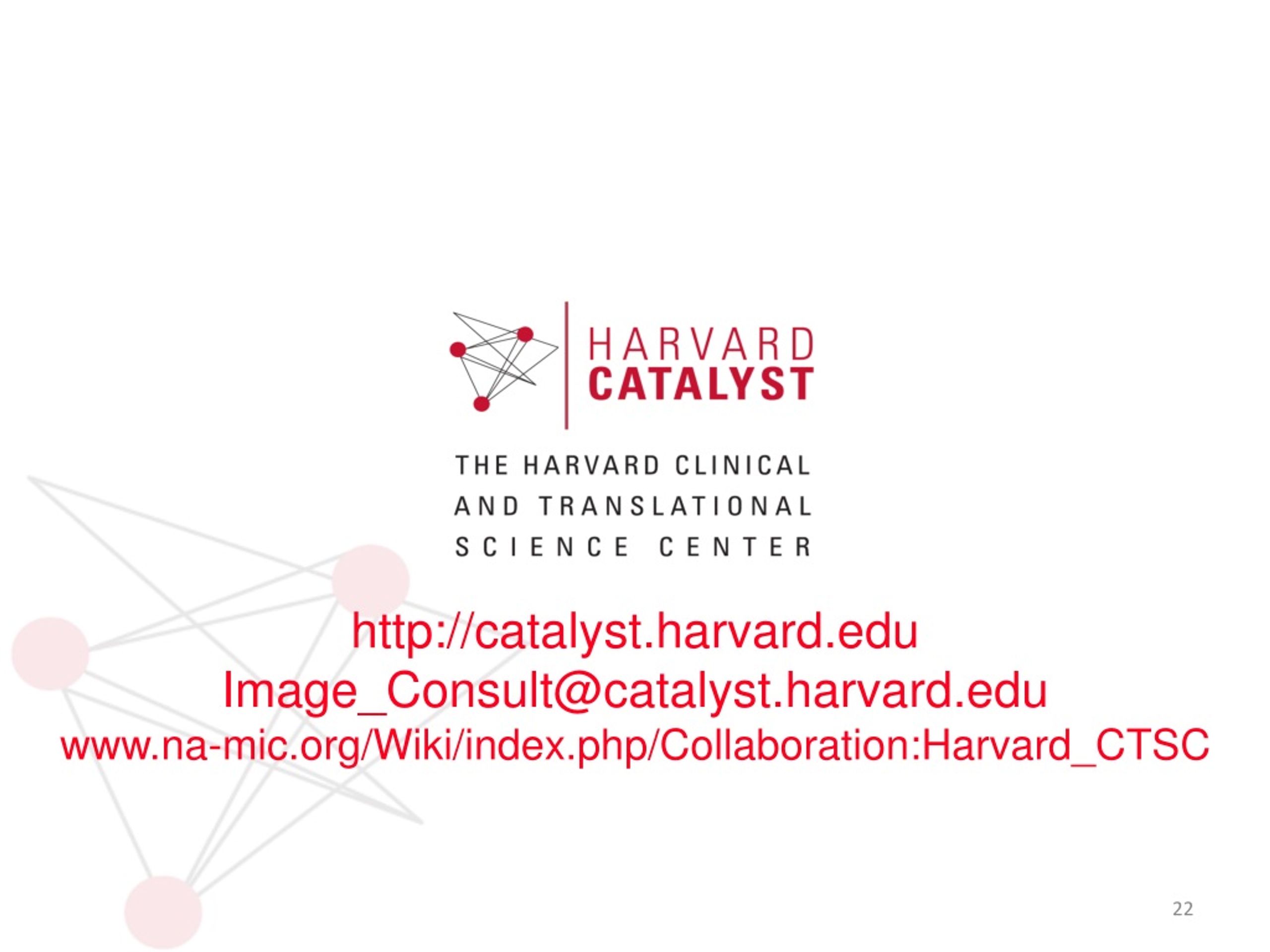 PPT - Overview Of The Harvard Catalyst Imaging Program PowerPoint ...