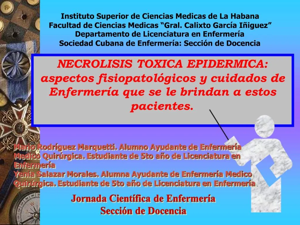 PPT - NECROLISIS TOXICA EPIDERMICA: Aspectos Fisiopatol Gicos Y ...