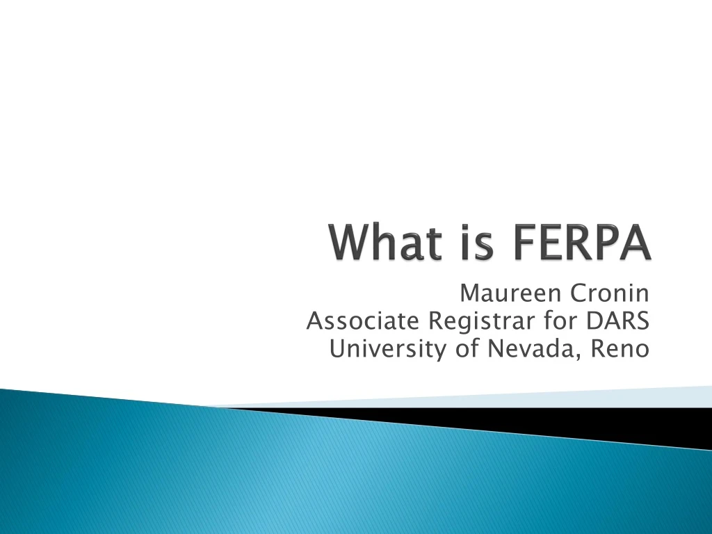 PPT What Is FERPA PowerPoint Presentation Free Download ID 8789384 ferpa-information-for-ihp-students-by-mghihp-issuu