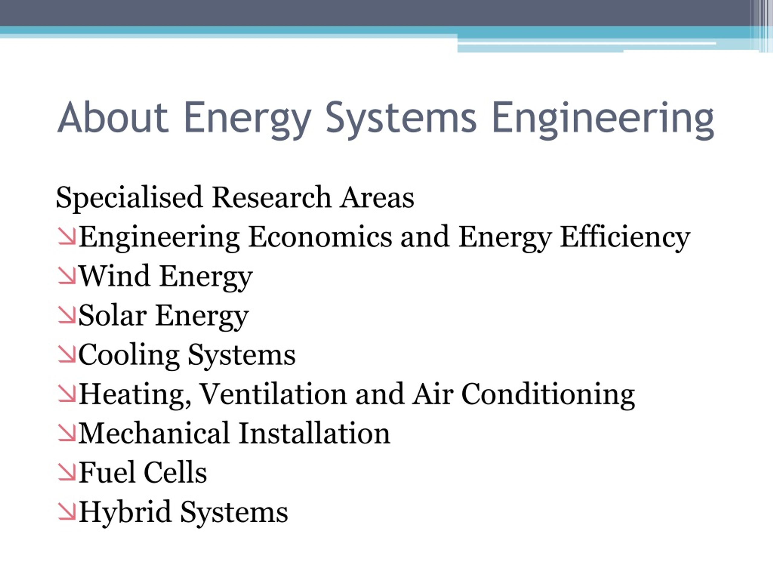 PPT - DEPARTMENT OF ENERGY SYSTEMS ENGINEERING PowerPoint Presentation ...