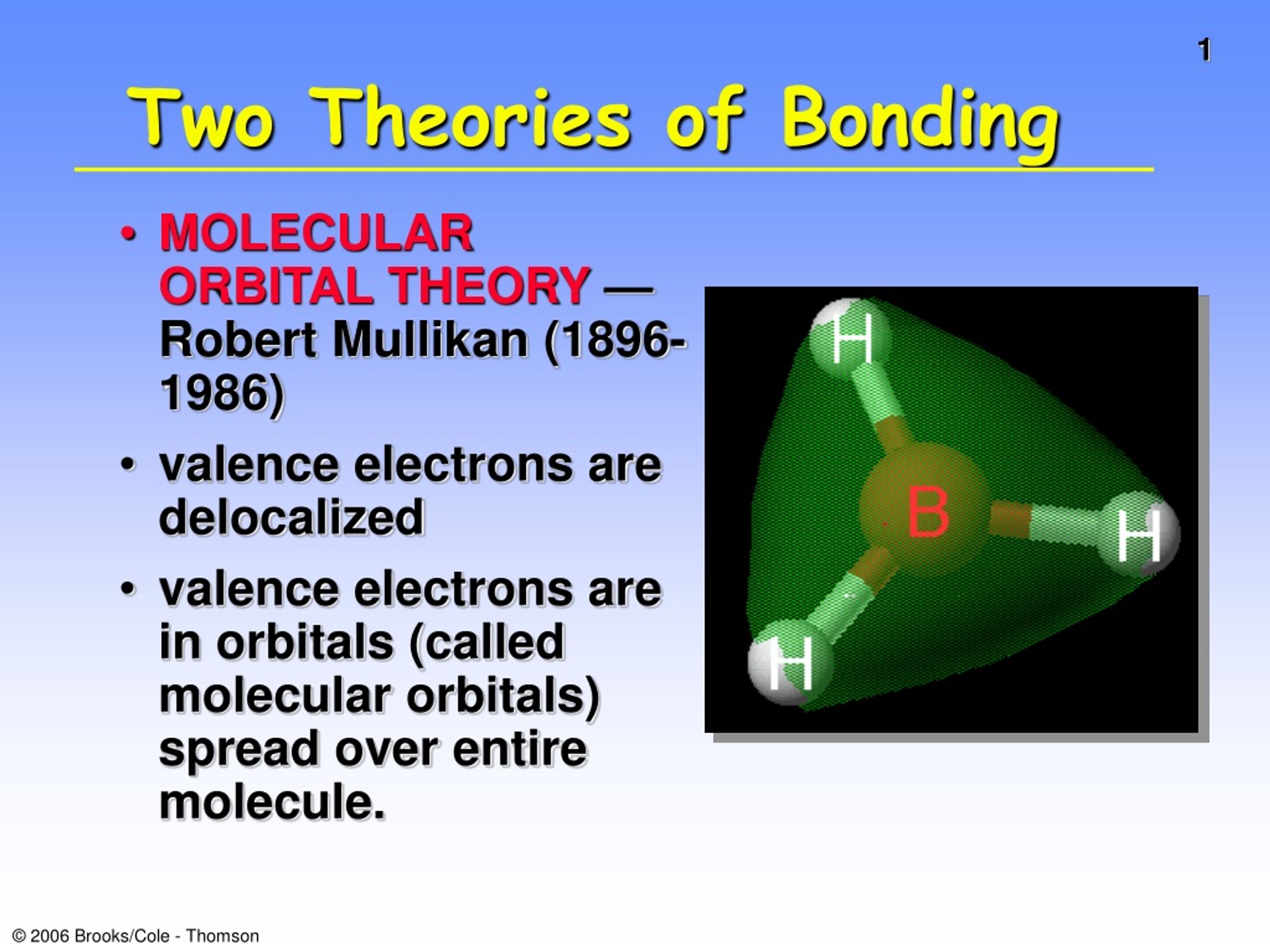 PPT Two Theories of Bonding PowerPoint Presentation free