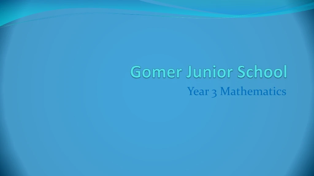 gomer junior school n.